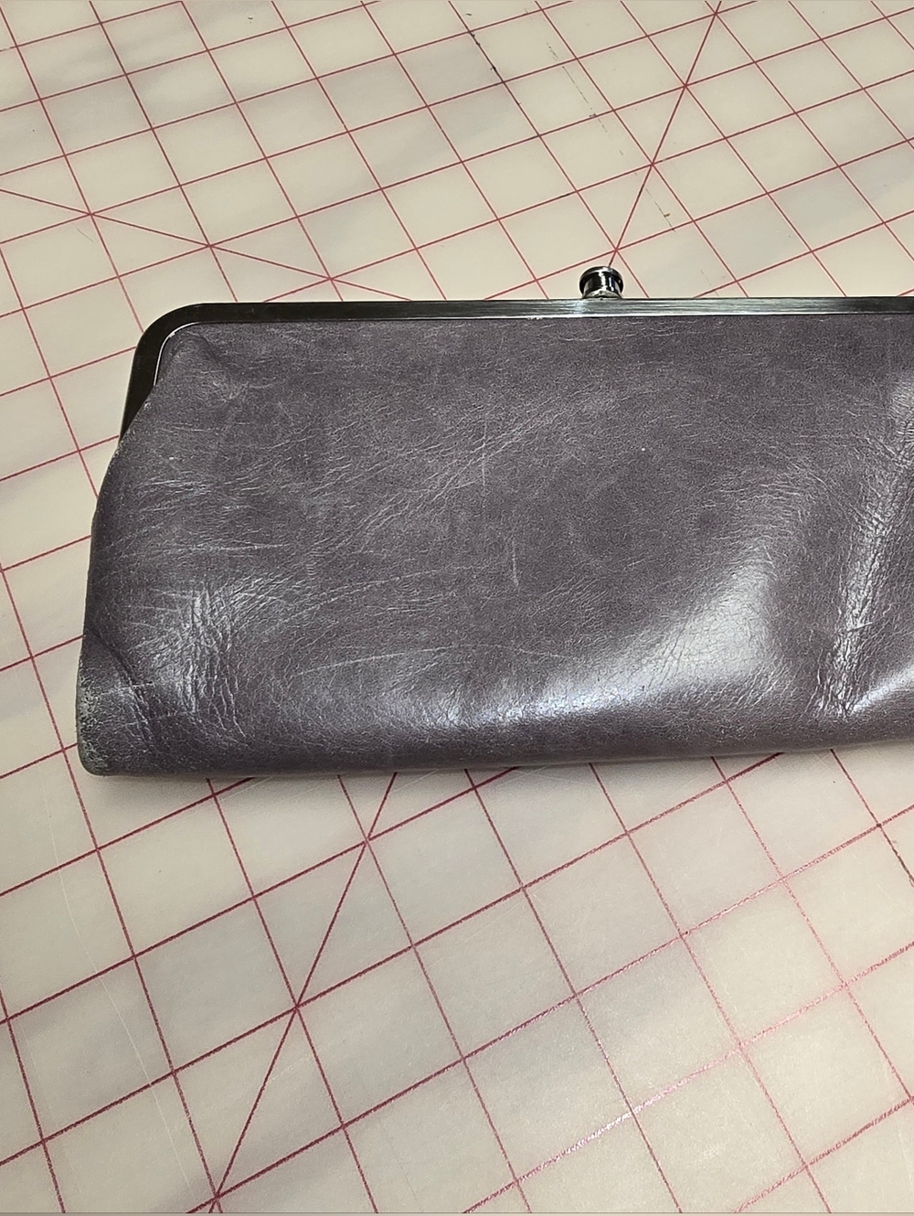 HOBO Grey Wallet / Clutch